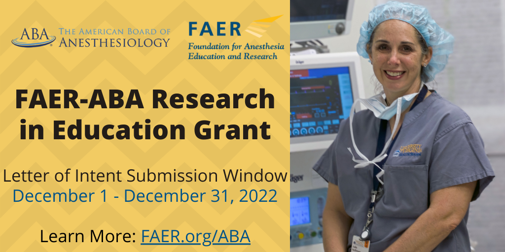 FAER-ABA Research in Education Grant