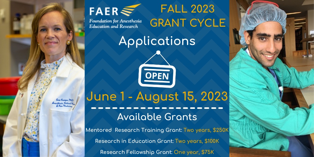 FAER Fall 2023 Grant Cycle Graphic
